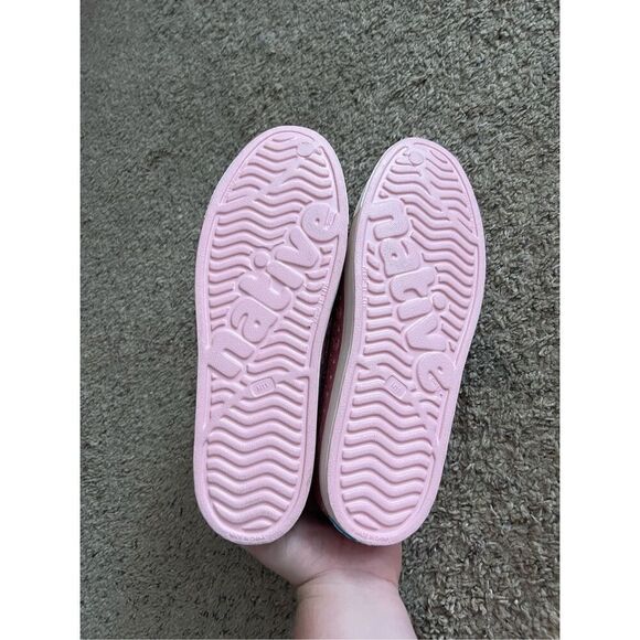 Native Shoes Jefferson Bling Pink Sparkly Shoes Size M11 - Picture 11 of 15